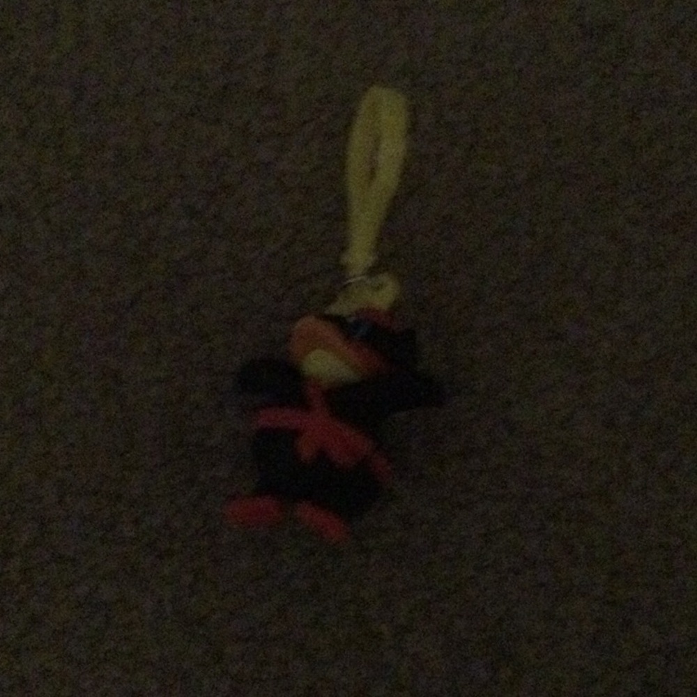 Black and Red Ninja Keychain